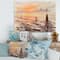 Designart - Panorama of Venice Laguna At Sunset - Nautical & Coastal Canvas Wall Art Print
